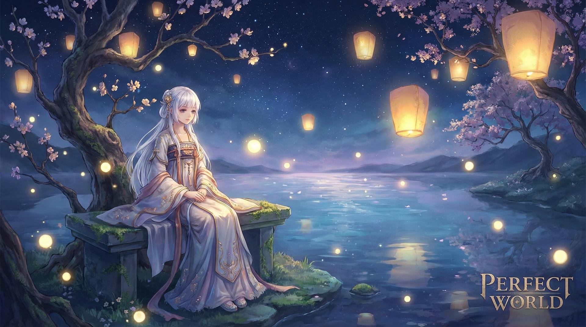 推特星河湖畔唯美视频